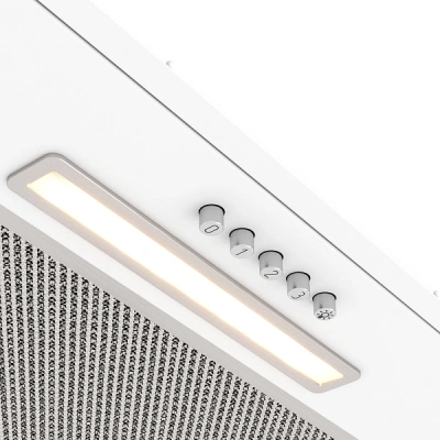 Вытяжка встраиваемая Elikor Cube Basic 60П-630-К3Д белый управление: кнопочное (1 мотор)