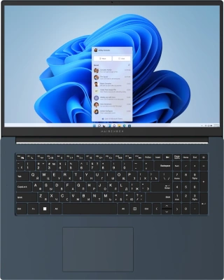 Ноутбук Maibenben M17A-R574UM Ryzen 5 7430U 16Gb SSD512Gb AMD Radeon Graphics 17.3" IPS FHD (1920x1080) Windows 11 Home blue WiFi BT Cam 3896mAh (M17A-R574UM0F14HU4EB0)