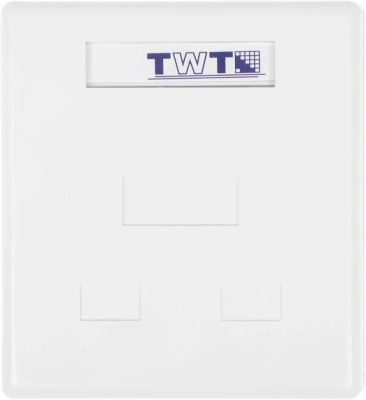 Коробка Lanmaster TWT-SA2-WH настенная 62x67x30мм крышка Keystone ПВХ белый