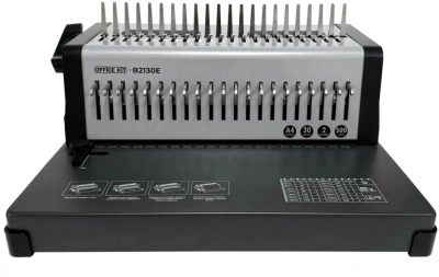 Переплетчик Office Kit B2130E A4/перф.35л.сшив/макс.500л./пластик.пруж. (6-51мм)/электр.