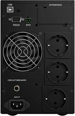 Источник бесперебойного питания Powercom Macan Plus MAC1000TEN 1000Вт 1000ВА черный