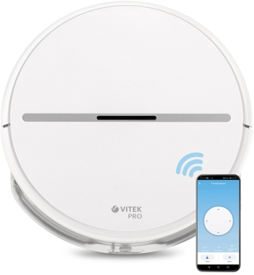 Пылесос-робот Vitek VT-1807 25Вт белый