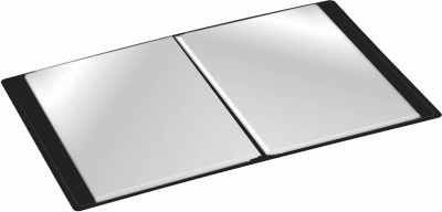 Папка с 100 прозр.вклад. Silwerhof SE-V100BLK A4 пластик 0.7мм черный