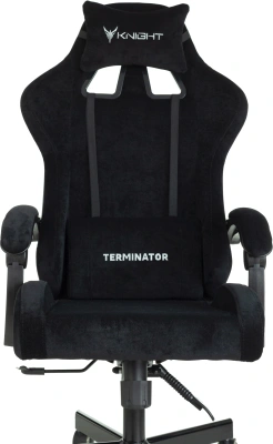 Кресло игровое Knight Terminator черный Light-20 крестов. металл