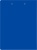 Папка клип-борд Бюрократ -PD602BLU A4 пластик 1.2мм синий с крышкой