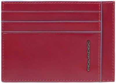 Чехол для кредитных карт Piquadro Blue Square PP2762B2R/R красный натур.кожа