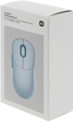 Мышь Xiaomi Wireless Mouse 3 синий оптическая 1200dpi silent беспров. BT/Radio USB для ноутбука 4but (BHR8914GL)