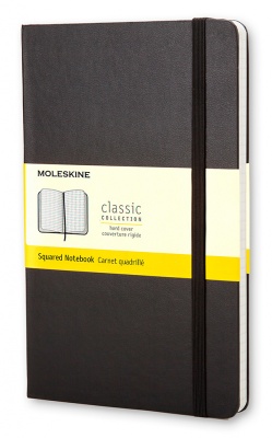 Блокнот Moleskine CLASSIC MM712 Pocket 90x140мм 192стр. клетка твердая обложка черный