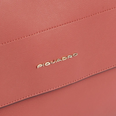 Деловая сумка женская Piquadro Circle BD6778W92/ARTM с отделением для ноутбука 14" терракотовая/кофейная натур.кожа