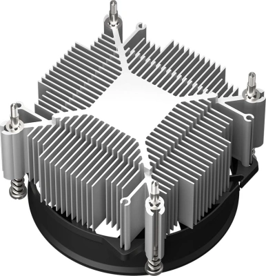 Устройство охлаждения(кулер) PcCooler R95S-I Soc-1200/1700/1851 серебристый/черный 4-pin 31.1dB Al 95W 360gr Ret (R95S-XXNIXX-GL)