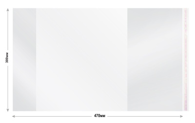 Обложка Silwerhof 382177 Монстрики для учебника с липк.сл. (набор 10шт) ПП 70мкм гладкая прозр. 300х470мм