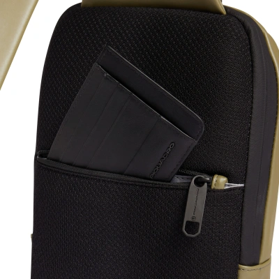 Рюкзак слинг Piquadro Corner 2.0 CA6466C2OW/VE3 хаки полиэстер