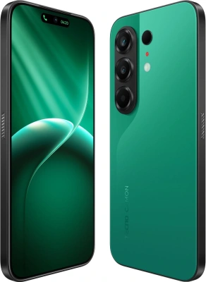 Смартфон Tecno Camon 50 256Gb 12Gb зеленый моноблок 3G 4G 6.78" 1208x2644 Android 16 50Mpix 802.11 a/b/g/n/ac NFC GPS GSM900/1800 GSM1900 Protect
