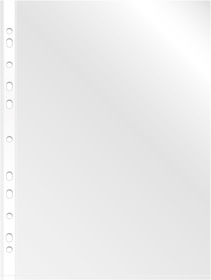 Папка-вкладыш Бюрократ СуперЛюкс -080TSLUX тисненые A4+ 80мкм (упак.:100шт)