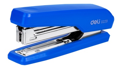 Комплект степлер+скобы Deli E0229A N10 (15листов) ассорти 50скоб блистер