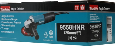 Углошлифовальная машина Makita 9558HNRZ 840Вт 11000об/мин рез.шпин.:M14 d=125мм