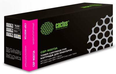 Картридж лазерный Cactus CSP-W2073A 117A пурпурный (700стр.) для HP Color Laser 150a/150nw/178nw MFP/179fnw MFP с чипом