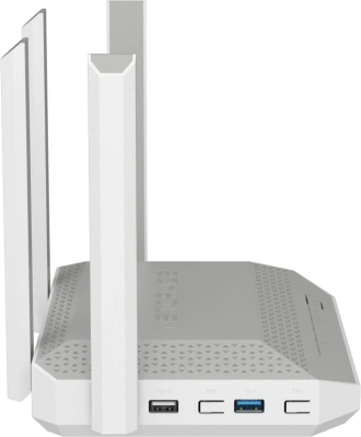 Роутер беспроводной Keenetic Netcraze Ultra (NC-1812) BE7200 10/100/1000/2500BASE-TX/4G ready белый