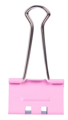 Зажимы Deli E8555S металл 19мм ассорти (упак.:40шт) пластиковая туба