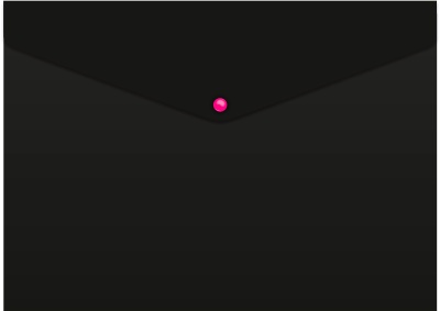 Конверт на кнопке Бюрократ Черный Опал BLPK803A4/1 A4 пластик 0.18мм черный (упак.:4шт)