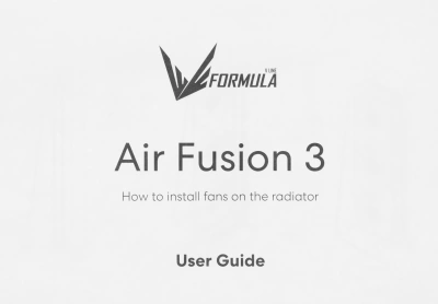 Вентилятор для корпуса Formula Air Fusion 3 ARGB 120х120x28 черный 4-pin 37.93дБ (упак.:3шт) (AIR FUSION 3 BK) Ret