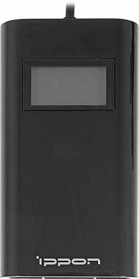 Блок питания Ippon D65U автоматический 65W 15V-19.5V 11-коннект. 3.5A от бытовой электросети LСD индикатор