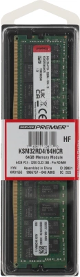 Память DDR4 Kingston KSM32RD4/64HCR 64Gb RDIMM ECC Reg Non Pull PC4-25600 CL22 3200MHz