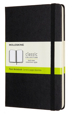Блокнот Moleskine CLASSIC QP052 Medium 115x180мм 208стр. нелинованный твердая обложка черный
