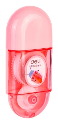 Лента коррект. Deli EH350 6мх5мм ассорти корпус белый блистер