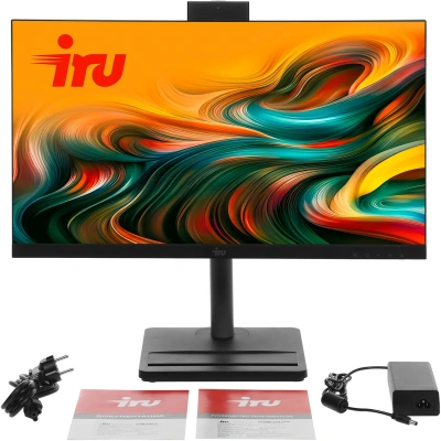 Моноблок IRU Tactio 24ID 24.5" Full HD i5 12400 (2.5) 16Gb SSD512Gb UHDG 730 Windows 11 Pro 64 GbitEth WiFi BT 120W Cam черный 1920x1080 (RUS)
