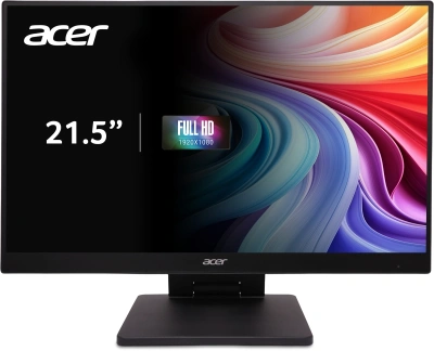 Монитор Acer 21.5" UT222QEbmiphzx черный IPS LED 4ms 16:9 HDMI M/M глянцевая 300cd 178гр/178гр 1920x1080 100Hz VGA DP FHD USB Touch 3.5кг