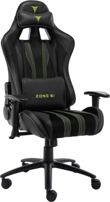Кресло игровое Zone 51 Gravity экокожа/ткань с подголов. крестов. сталь