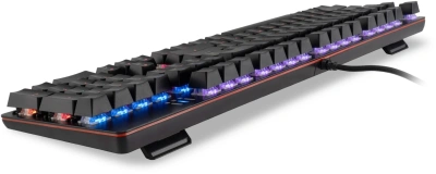 Клавиатура Оклик 990 G2 механическая черный USB Multimedia for gamer LED (1875240) кабель 1.8м