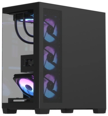Корпус Formula Crystal Z8G Floe черный без БП ATX 3x120mm 3x140mm 2xUSB3.0 audio bott PSU