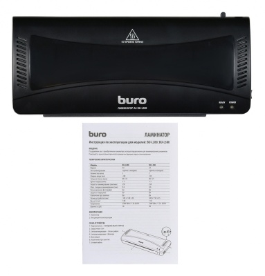 Ламинатор Buro BU-L280 черный A4 (80-125мкм) 25см/мин (2вал.) хол.лам. лам.фото