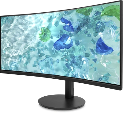 Монитор Acer 34" Vero CB342CURJ0bmiiprzx черный VA LED 1ms 21:9 HDMI M/M матовая HAS Piv 350cd 178гр/178гр 3440x1440 120Hz FreeSync DP UW USB 8.7кг