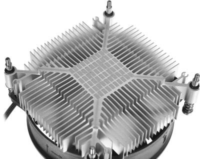 Устройство охлаждения(кулер) ID-Cooling DK-17 PWM Soc-1700/1851 черный 4-pin 14-26dB Al 65W 265gr Ret