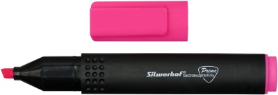 Текстовыделитель Silwerhof Prime 108031-08 скошенный пиш. наконечник 1-4мм розовый коробка
