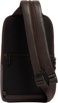 Рюкзак слинг Piquadro Russel CA6764W137/TM темно-коричневый натур.кожа