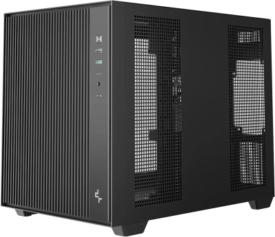 Корпус Deepcool CG330 Mesh 3F черный без БП mATX 10x120mm 5x140mm 1xUSB2.0 1xUSB3.0 audio bott PSU