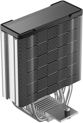 Устройство охлаждения(кулер) Deepcool AG400 G2 ARGB Soc-AM5/AM4/1200/1700/1851 серебристый/черный 4-pin 30.93dB Al+Cu 230W 641gr Ret (R-AG400-BKAMMG2-G)
