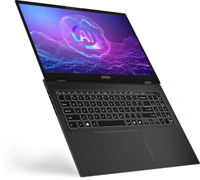 Ноутбук MSI Prestige 16 AI+ Evo B2VMG-033RU Core Ultra 7 258V 32Gb SSD1Tb Intel Arc 140V 16" IPS QHD+ (2560x1600) Windows 11 Home grey WiFi BT Cam (9S7-15A331-033)