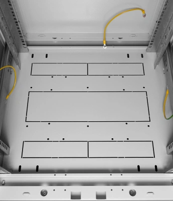 Шкаф коммутационный ЦМО (ШТК-М-30.6.6-1ААА) напольный 30U 600x625мм пер.дв.стекл 2 бок.пан. задн.дв.спл.стал.лист направл.под закл.гайки 900кг серый 455мм 75кг 180град. 1515мм IP20 металл