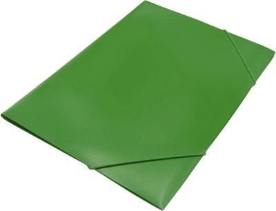 Папка на резинке Silwerhof SE-PR04GRN A4 пластик 0.5мм кор.15мм зеленый