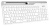 Клавиатура A4Tech FBK25 белый/серый USB беспроводная BT/Radio slim Multimedia (FBK25 WHITE)