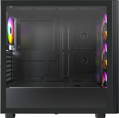 Корпус Montech XR Wood черный без БП ATX 9x120mm 4x140mm 2xUSB3.0 audio bott PSU