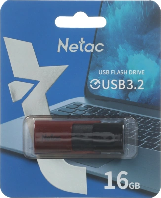 Флеш Диск Netac 16GB U182 NT03U182N-016G-32RE USB3.0 красный/черный