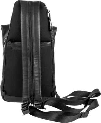 Рюкзак слинг Piquadro Harper CA6784AP/N черный натур.кожа
