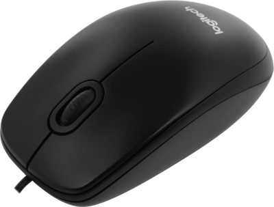 Мышь Logitech B100 черный оптическая 1000dpi USB 2but (910-006605)