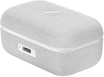 Гарнитура внутриканальные Sennheiser Momentum True Wireless 4 серебристый/белый беспроводные bluetooth в ушной раковине (700366 MTW4 WHITE SILVER)
